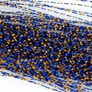 Flashabou Grizzly blue / orange