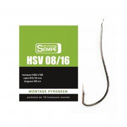 Snelled hook HSV