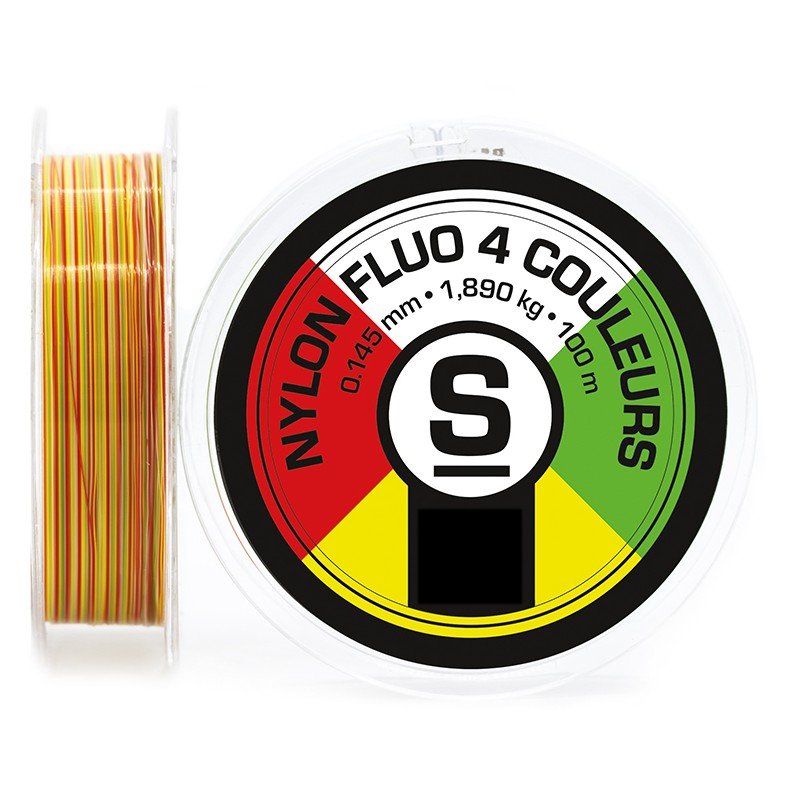 Nylon fluo 4 couleurs