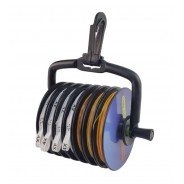 Nylon and fluorocarbon reel holder/dispenser